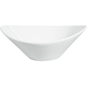 Vega Schüssel Amsterdam - Stapelfähige Porzellan-Schüsseln, 500ml, weiß, oval - Salatschüssel Vega Schüssel Amsterdam - Stapelfähige Porzellan-Schüsseln, 500ml, weiß, oval - Salatschüssel