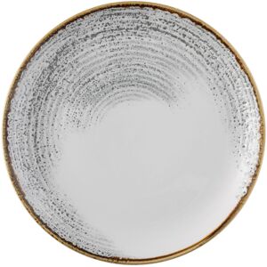 Churchill Teller flach Studio Prints Accents Jasper Grey Coupe; 28.8 cm (Ø); grau/braun; rund; 12 Stück / Pack Churchill Teller flach Studio Prints Accents Jasper Grey Coupe; 28.8 cm (Ø); grau/braun; rund; 12 Stück / Pack