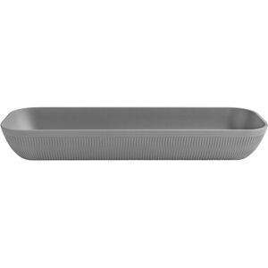 VEGA Schale Kanas rechteckig mit Relief; 4000 ml, 53x16.2x7.5 cm (LxBxH); grau; rechteckig VEGA Schale Kanas rechteckig mit Relief; 4000 ml, 53x16.2x7.5 cm (LxBxH); grau; rechteckig
