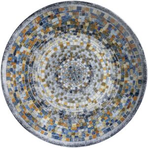 VEGA Porzellan Teller flach Terra Mosaic; 24.5 cm (Ø); blau/weiss/orange; rund; 6 Stück / Pack VEGA Porzellan Teller flach Terra Mosaic; 24.5 cm (Ø); blau/weiss/orange; rund; 6 Stück / Pack