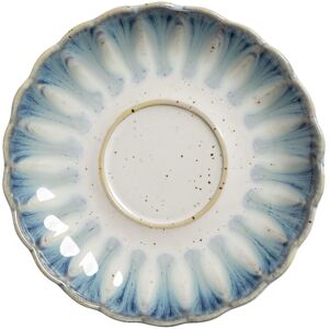 VEGA Kaffee-Untertasse Flora; 13.7x2.3 cm (ØxH); blau/beige; rund; 6 Stück / Pack VEGA Kaffee-Untertasse Flora; 13.7x2.3 cm (ØxH); blau/beige; rund; 6 Stück / Pack