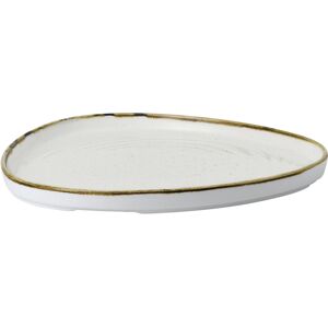 Churchill Teller flach Stonecast Barley White dreieckig mit Steilrand; 26x2 cm (BxH); weiss/braun; dreieckig; 6 Stück / Pack Churchill Teller flach Stonecast Barley White dreieckig mit Steilrand; 26x2 cm (BxH); weiss/braun; dreieckig; 6 Stück / Pack
