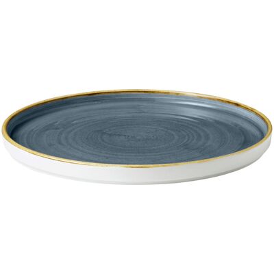 Churchill Teller flach Stonecast Blueberry mit erhöhtem Rand; 21x2 cm (ØxH); blau/braun; rund; 6 Stück / Pack Churchill Teller flach Stonecast Blueberry mit erhöhtem Rand; 21x2 cm (ØxH); blau/braun; rund; 6 Stück / Pack