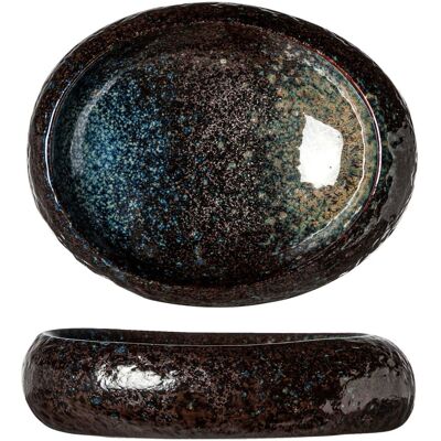 Cosy & Trendy Schale Black yoru oval; 210 ml, 19x15 cm (LxB); schwarz/blau; 12 Stück / Pack Cosy & Trendy Schale Black yoru oval; 210 ml, 19x15 cm (LxB); schwarz/blau; 12 Stück / Pack