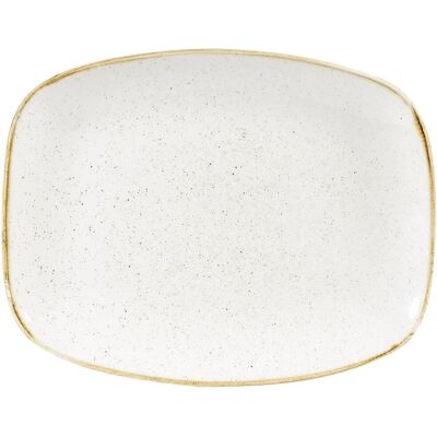 Churchill Chefs Oblong Platte Stonecast Barley White; 26.1x20.2 cm (LxB); weiss/braun; rechteckig; 12 Stück / Pack Churchill Chefs Oblong Platte Stonecast Barley White; 26.1x20.2 cm (LxB); weiss/braun; rechteckig; 12 Stück / Pack