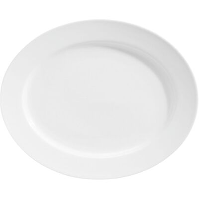 Vega Oval Servierplatte - Porzellan 4er-Set Vega Oval Servierplatte - Porzellan 4er-Set