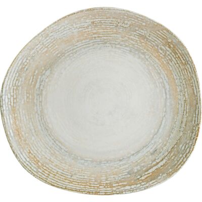 Bonna Teller flach Patera organisch; 29x27 cm (LxB); weiss/beige; organisch; 6 Stück / Pack Bonna Teller flach Patera organisch; 29x27 cm (LxB); weiss/beige; organisch; 6 Stück / Pack