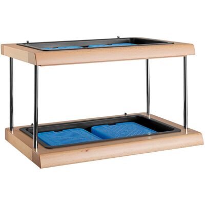 APS Präsentationsplatte Ardea 2-stufig; 60x41.5x36 cm (LxBxH); buche; rechteckig APS Präsentationsplatte Ardea 2-stufig; 60x41.5x36 cm (LxBxH); buche; rechteckig