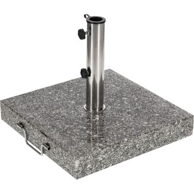 VEGA Granitsonnenschirmständer Sola; 45x45x9 cm (LxBxH); grau; quadratisch VEGA Granitsonnenschirmständer Sola; 45x45x9 cm (LxBxH); grau; quadratisch