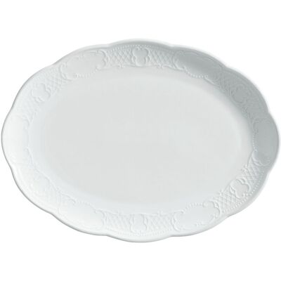VEGA Platte Menuett oval; 36x26.5 cm (LxB); weiss; oval; 2 Stück / Pack VEGA Platte Menuett oval; 36x26.5 cm (LxB); weiss; oval; 2 Stück / Pack
