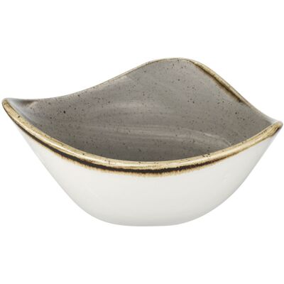 Churchill Bowl Stonecast Peppercorn dreieckig; 260 ml, 15.3 cm (B); grau/braun; dreieckig; 12 Stück / Pack Churchill Bowl Stonecast Peppercorn dreieckig; 260 ml, 15.3 cm (B); grau/braun; dreieckig; 12 Stück / Pack