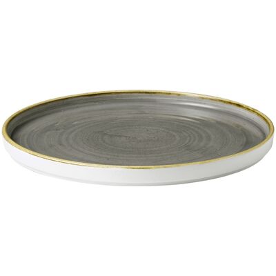 Churchill Stonecast Essteller - 26x2 cm, Grau/Braun, Rustikaler Stil Churchill Stonecast Essteller - 26x2 cm, Grau/Braun, Rustikaler Stil