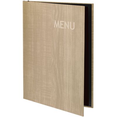 VEGA Speisekarte Lenio mit Prägung MENU A4; Grösse DIN A4, 23.8x32.6 cm (BxH); sand VEGA Speisekarte Lenio mit Prägung MENU A4; Grösse DIN A4, 23.8x32.6 cm (BxH); sand