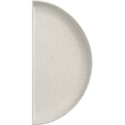 VEGA Halber Teller flach Ossori; 27.5x13.5 cm (LxB); beige; halbrund; 4 Stück / Pack VEGA Halber Teller flach Ossori; 27.5x13.5 cm (LxB); beige; halbrund; 4 Stück / Pack