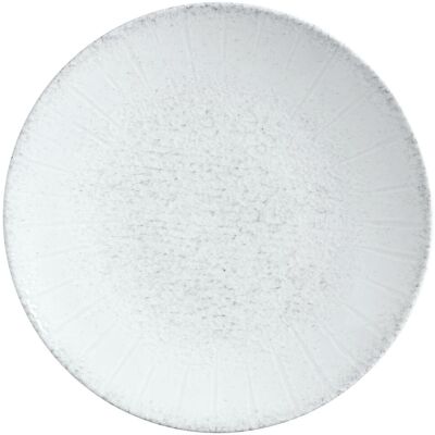 VEGA Teller flach Caju ohne Fahne; 25 cm (Ø); weiss/grau; rund; 6 Stück / Pack VEGA Teller flach Caju ohne Fahne; 25 cm (Ø); weiss/grau; rund; 6 Stück / Pack