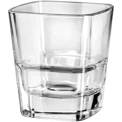 Borgonovo Universalglas Palladio Quadro; 350 ml, 8.6x9.8 cm (ØxH); transparent; 6 Stück / Pack Borgonovo Universalglas Palladio Quadro; 350 ml, 8.6x9.8 cm (ØxH); transparent; 6 Stück / Pack