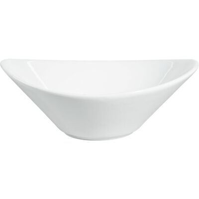 Vega Modell - Ovaler Weißporzellan Servierschüssel - 1800ml Vega Modell - Ovaler Weißporzellan Servierschüssel - 1800ml