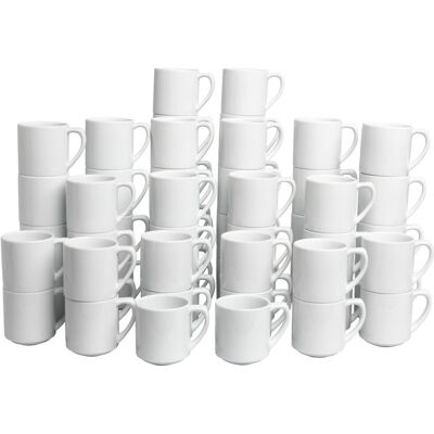VEGA Vorteilspack Becher-Obertasse Base 60-teilig; 300 ml, 7.5x9 cm (ØxH); weiss; rund; 60 Stück / Pack VEGA Vorteilspack Becher-Obertasse Base 60-teilig; 300 ml, 7.5x9 cm (ØxH); weiss; rund; 60 Stück / Pack