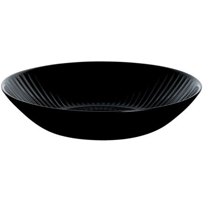 Luminarc Modell - Runde Schwarze Härtetes Glas Essteller - 780ml Luminarc Modell - Runde Schwarze Härtetes Glas Essteller - 780ml