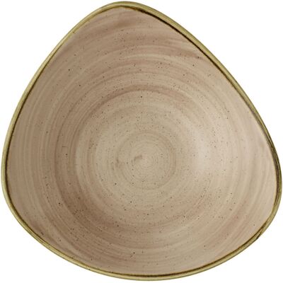 Churchill Teller tief Stonecast Truffle dreieckig; 600 ml, 23.5x23.5 cm (LxB); hellbraun/braun; dreieckig; 12 Stück / Pack Churchill Teller tief Stonecast Truffle dreieckig; 600 ml, 23.5x23.5 cm (LxB); hellbraun/braun; dreieckig; 12 Stück / Pack