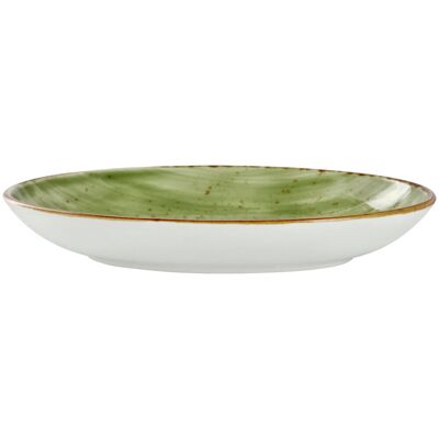 VEGA Teller Nebro tief, oval; 800 ml, 27x20.5x4.2 cm (LxBxH); hellgrün; oval; 6 Stück / Pack VEGA Teller Nebro tief, oval; 800 ml, 27x20.5x4.2 cm (LxBxH); hellgrün; oval; 6 Stück / Pack