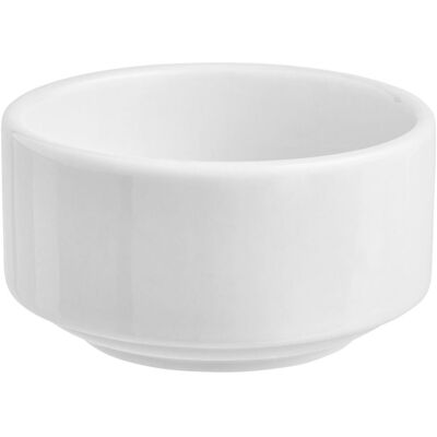 Vega Weiße Porzellan Runde Schüsseln - 100ml 6 Stk Vega Weiße Porzellan Runde Schüsseln - 100ml 6 Stk