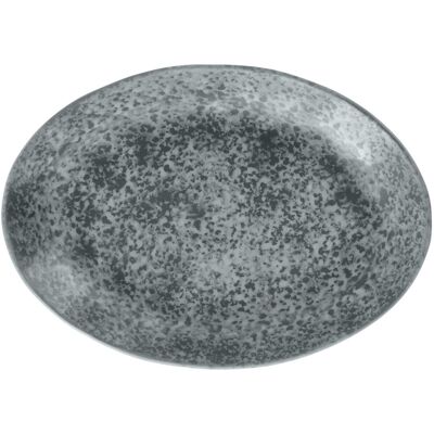 VEGA Platte Arona oval; 20.5x14.5x2.8 cm (LxBxH); anthrazit; oval; 6 Stück / Pack VEGA Platte Arona oval; 20.5x14.5x2.8 cm (LxBxH); anthrazit; oval; 6 Stück / Pack