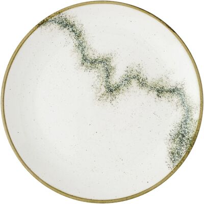 Churchill Coupeteller flach Stonecast Spice; 26 cm (Ø); weiss/braun/grün; rund; 12 Stück / Pack Churchill Coupeteller flach Stonecast Spice; 26 cm (Ø); weiss/braun/grün; rund; 12 Stück / Pack