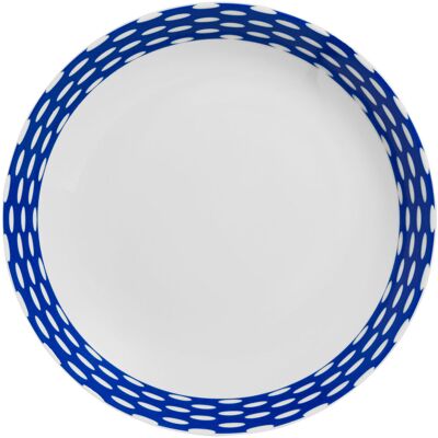 Vega Mixor Porzellan Geschirrset - Runde 6 Stück 600ml - Weiß/Blau Vega Mixor Porzellan Geschirrset - Runde 6 Stück 600ml - Weiß/Blau