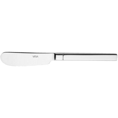 VEGA Buttermesser Luano; 17.5 cm (L); silber, Griff silber; 12 Stück / Pack VEGA Buttermesser Luano; 17.5 cm (L); silber, Griff silber; 12 Stück / Pack