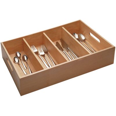 Vega Holz Besteckhalter - 52x31x11 cm - Braun Vega Holz Besteckhalter - 52x31x11 cm - Braun