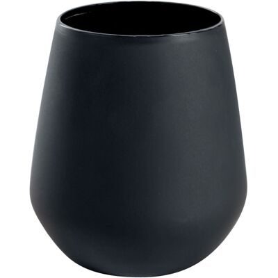 VEGA Universalglas Elanie; 420 ml, 6.5x10 cm (ØxH); schwarz; 6 Stück / Pack VEGA Universalglas Elanie; 420 ml, 6.5x10 cm (ØxH); schwarz; 6 Stück / Pack