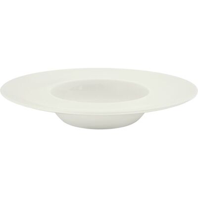 VEGA Pastateller Opus mit breiter Fahne; 500 ml, 29x5.2 cm (ØxH); elfenbein; rund; 4 Stück / Pack VEGA Pastateller Opus mit breiter Fahne; 500 ml, 29x5.2 cm (ØxH); elfenbein; rund; 4 Stück / Pack