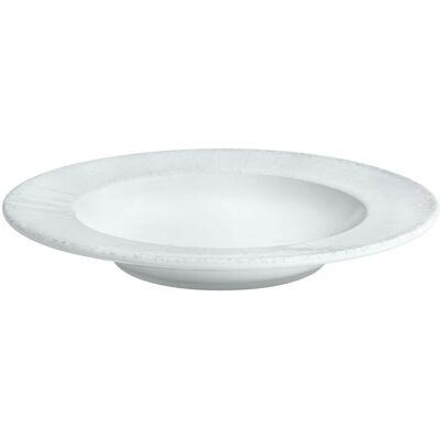 VEGA Teller tief Caju mit Fahne; 300 ml, 23 cm (Ø); weiss/grau; rund; 6 Stück / Pack VEGA Teller tief Caju mit Fahne; 300 ml, 23 cm (Ø); weiss/grau; rund; 6 Stück / Pack