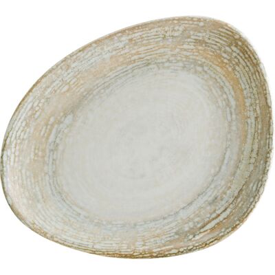 Bonna 24cm Organische Form Porzellanplatte Bonna 24cm Organische Form Porzellanplatte