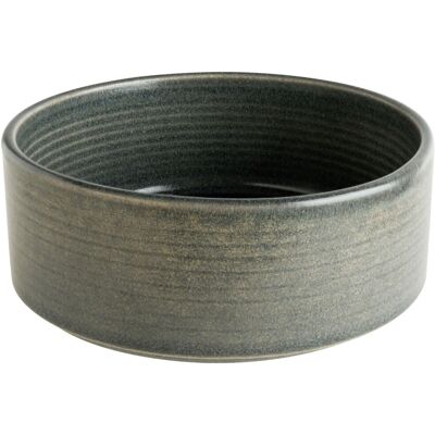 Bonna Schale Hornfels Ripple stapelbar; 415 ml, 13x5.3 cm (ØxH); grau; rund; 12 Stück / Pack Bonna Schale Hornfels Ripple stapelbar; 415 ml, 13x5.3 cm (ØxH); grau; rund; 12 Stück / Pack