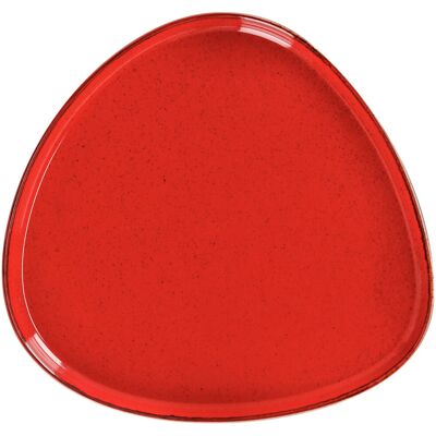 VEGA Teller flach Sidina organisch mit Rand; 27.2x26x2.5 cm (LxBxH); rot; organisch; 4 Stück / Pack VEGA Teller flach Sidina organisch mit Rand; 27.2x26x2.5 cm (LxBxH); rot; organisch; 4 Stück / Pack
