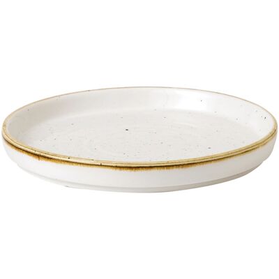 Churchill Teller rund Stonecast Barley White mit erhöhtem Rand; 15.7x2 cm (ØxH); weiss/braun; rund; 6 Stück / Pack Churchill Teller rund Stonecast Barley White mit erhöhtem Rand; 15.7x2 cm (ØxH); weiss/braun; rund; 6 Stück / Pack