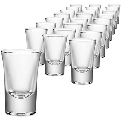 Bormioli Rocco Spar-Pack Schnapsglas Dublino ohne Eichstrich; 34 ml, 4.5x7 cm (ØxH); transparent; 24 Stück / Pack Bormioli Rocco Spar-Pack Schnapsglas Dublino ohne Eichstrich; 34 ml, 4.5x7 cm (ØxH); transparent; 24 Stück / Pack