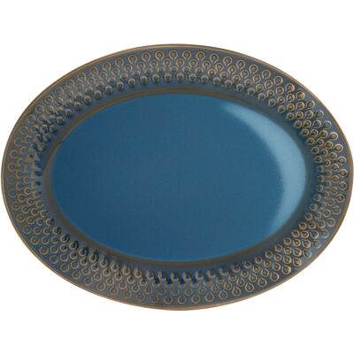 Vega Aranda Set mit 4 ovalen Porzellanserviertellern Vega Aranda Set mit 4 ovalen Porzellanserviertellern