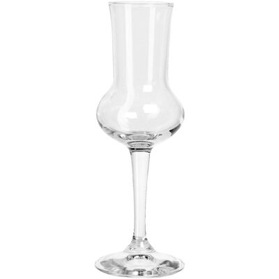 Bormioli Rocco Grappaglas Riserva mit Eichstrich; 90 ml, 3.9x16.5 cm (ØxH); transparent; 2 cl Eichstrich, 6 Stück / Pack Bormioli Rocco Grappaglas Riserva mit Eichstrich; 90 ml, 3.9x16.5 cm (ØxH); transparent; 2 cl Eichstrich, 6 Stück / Pack