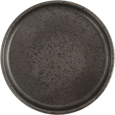 Porland Dunkelbraun/Schwarz Runde Ironstone-Teller 27x2.4cm - Teller Porland Dunkelbraun/Schwarz Runde Ironstone-Teller 27x2.4cm - Teller