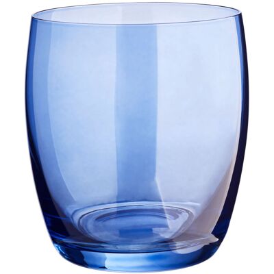 Vega Kristall Wasser-Glas - 450ml, Blau, Stapelbar Vega Kristall Wasser-Glas - 450ml, Blau, Stapelbar