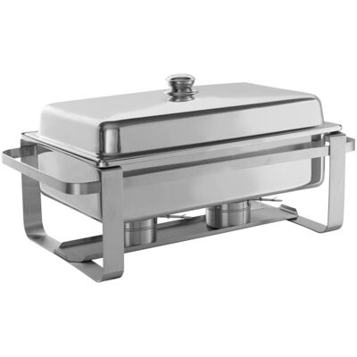 VEGA Chafing-Dish Niles; Grösse GN 1/1, 9000 ml, 64x35x34 cm (BxTxH); silber; rechteckig VEGA Chafing-Dish Niles; Grösse GN 1/1, 9000 ml, 64x35x34 cm (BxTxH); silber; rechteckig