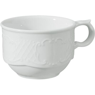 VEGA Espresso-Obertasse Menuett; 100 ml, 7x5 cm (ØxH); weiss; rund; 6 Stück / Pack VEGA Espresso-Obertasse Menuett; 100 ml, 7x5 cm (ØxH); weiss; rund; 6 Stück / Pack