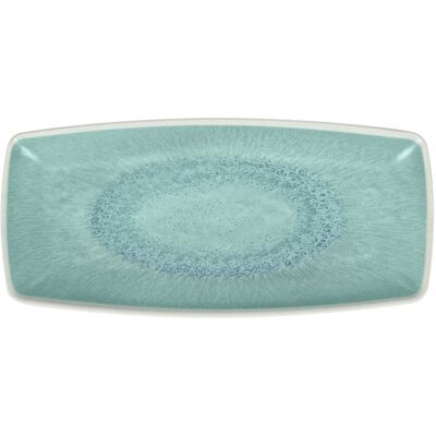 Vega Rechteckiger Teller - Turchese/Blau - 6 stk Vega Rechteckiger Teller - Turchese/Blau - 6 stk