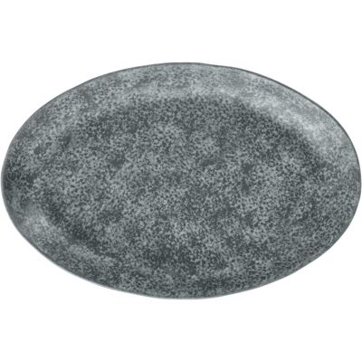 VEGA Platte Arona oval; 35x23.2x3.6 cm (LxBxH); anthrazit; oval; 2 Stück / Pack VEGA Platte Arona oval; 35x23.2x3.6 cm (LxBxH); anthrazit; oval; 2 Stück / Pack