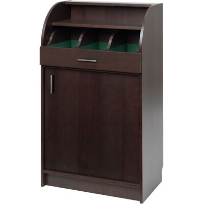 VEGA Besteckschrank Aldeno schmal; 62x38x105 cm (BxTxH); braun VEGA Besteckschrank Aldeno schmal; 62x38x105 cm (BxTxH); braun