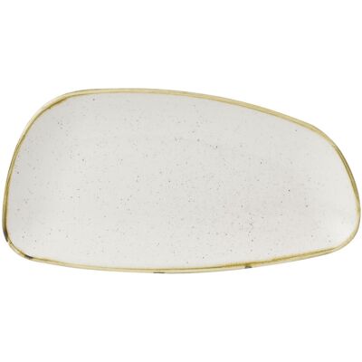 Churchill Chefs Geo Platte Stonecast Barley White; 15.5x30 cm (LxB); weiss/braun; rechteckig; 12 Stück / Pack Churchill Chefs Geo Platte Stonecast Barley White; 15.5x30 cm (LxB); weiss/braun; rechteckig; 12 Stück / Pack