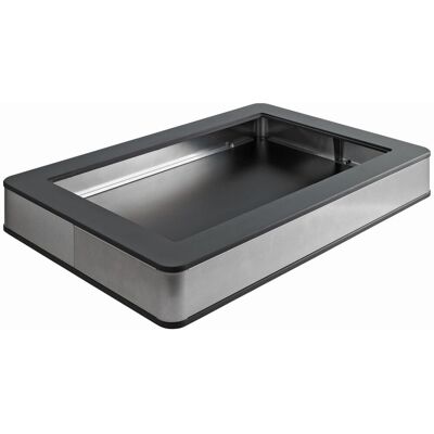 VEGA Grundbox Fundale flach GN 1/1; 63x42.5x8.5 cm (LxBxH); anthrazit; rechteckig VEGA Grundbox Fundale flach GN 1/1; 63x42.5x8.5 cm (LxBxH); anthrazit; rechteckig